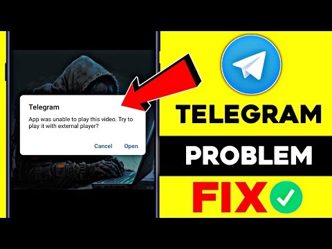 App was unable to play this video telegram problem solve 2026 | Telegram unable to play video Fix