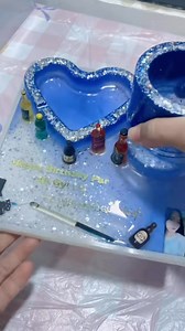 Resin Ashtray 💙 #resinart #nangcherrycollection #resinaccessories #handmadewithlove | Nang Cherry Collection