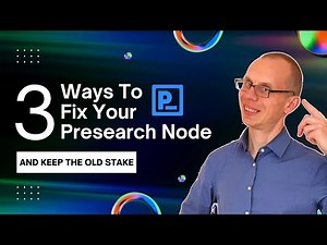 My Presearch Node suddenly stopped working...