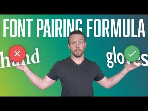 Pairing fonts the EASY way