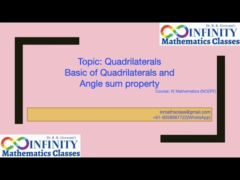 Chapter 8: Quadrilaterals Part I(RD Sharma)