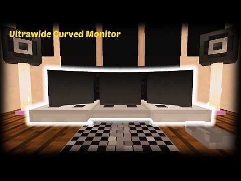 Minecraft - How to make an Ultrawide Curved Monitor