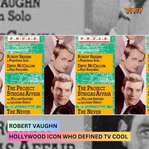 DID YOU KNOW THIS HOLLYWOOD ICON DEFINED TV COOL FOR GENERATIONS? ROBERT VAUGHN’S LEGACY REVISITED | From classic cinema to groundbreaking television, Robert Vaughn’s career still resonates today We return to the remarkable life and career of Robert Vaughn, one of Hollywood’s most versatile and enduring stars. Born in 1932 to stage and radio performers, Vaughn rose quickly through film and television, earning an Oscar nomination for The Young Philadelphians before becoming immortal as one of The