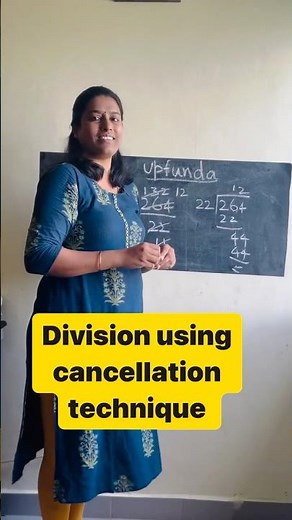 Division Using Cancellation Technique