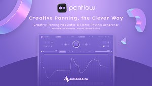Audiomodern releases Panflow - Free Plugin for Win, Mac & iOS