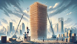 Husband and wife build record-breaking popsicle stick tower