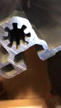 Installing thread inserts into aluminum extrusion