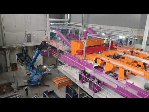 Centre de tri à Paris XV : travaux de modernisation et nouveau process de tri - Syctom