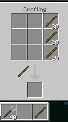 How to make ladder in Minecraft#shortsfeed #minecraft 💯💯