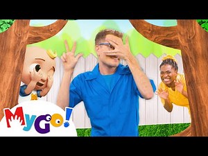 Hide & Seek with JJ! 🤗🌳 MyGo! | Learn ASL & Baby Sign Language for Kids