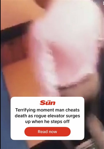 Man Cheats Death in Elevator Mishap