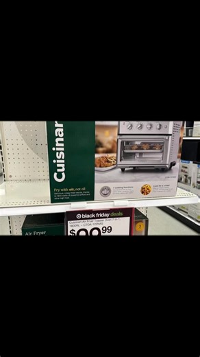 Hot 🔥 Black Friday Deal at @target! Get this Cuisinart Air Fryer & Toaster oven only $99! #giftguide #hotdeals #christmasgiftideas
