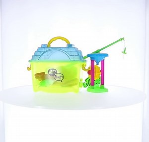 Watch Hey! Play! Kids Toy Fishing Set with Magnetic Fishing Pole and Reel, 6 Fish, Sand Wheel and Tackl... on Amazon Live