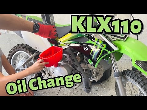Kawasaki KLX110 Oil Change