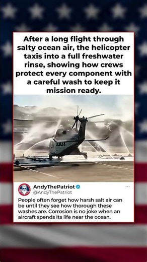 Why Helicopters Need a Freshwater Rinse