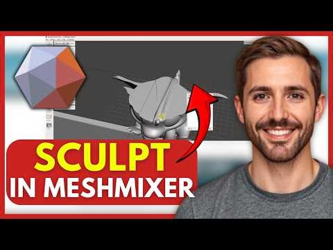 How To SCULPT In Meshmixer (EASY) 2026