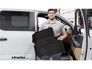 Step-By-Step Installation Tutorial for the WeatherTech HP Front Auto Floor Mats on a 2023 Ford F-150