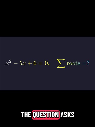 Solving a Quadratic Equation #math #maths #mathematics #mathe