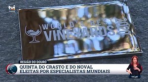 Na lista dos 50 melhores destinos vínicos do mundo estão duas quintas localizadas no Douro. A Quinta do Crasto ocupa o 8° lugar enquanto a Quinta do Noval aparece na 49° posição. | TVI / CNN Bragança Vila Real Viseu
