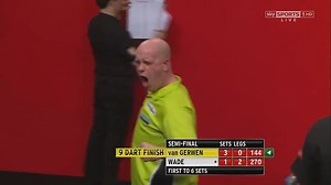 883K views · 7.9K reactions | 17 PERFECT DARTS 勞 One of the most iconic moments in World Championship history! Michael van Gerwen came so, so close to hitting BACK-TO-BACK nine-darters in his semi-final clash against James Wade in 2012/13! | Professional Darts Corporation | Facebook