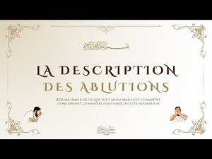 How to perform ablutions? (simple description of ablutions accompanied by images)