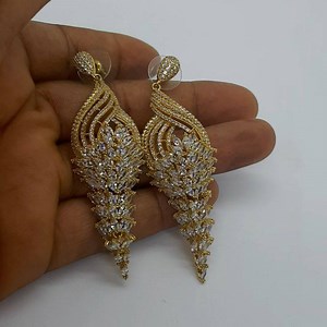 Cubic Zirconia Earrings N9,000 . .  Affordable  Durable Send us a...