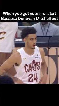 When its your first game starting for the cavs #nba
