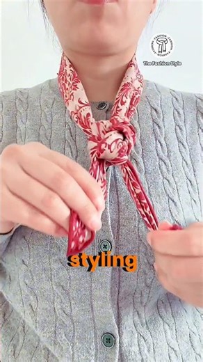 Beginner Friendly Square Scarf Tutorial #shorts #fashion #usa