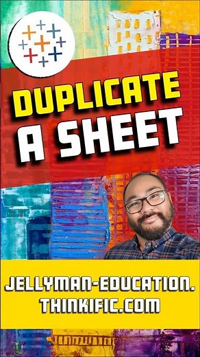 How to Duplicate a Worksheet Fast in Tableau #tableau #dataviz #analytics