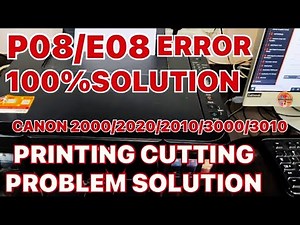 Canon G2010 E08/P08 error | Canon G3010 P08 Error Problem 100% solution
