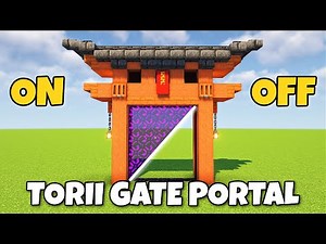 On/Off Torii Gate Nether Portal | Minecraft Tutorial