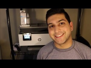 Hp Officejet 9015 - Not Printing - How To Unclog Printhead