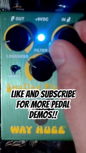 Swollen Pickle Fuzz Pedal in 41 Seconds! #SwollenPickle #WayHuge #fuzzpedal #guitargear #pedaldemo