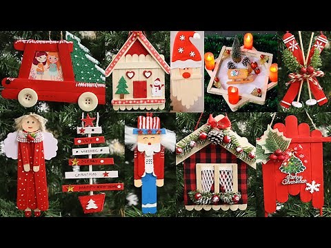 23 POPSICLE STICK CHRISTMAS CRAFTS ideas | Christmas Decoration Ideas