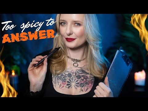 ASMR Inappropriate Spicy Questions to Make You Blush 🌶️