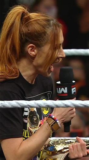 WWE | You could see the rage build inside @beckylynchwwe once @theajmendez’s music hit 😭 | Instagram