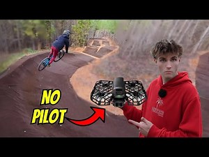 Testing Self Flying Drone at Bike Park!