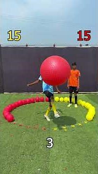 Who will win gym ball juggling challenge ?