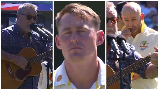 Ashes 2025: John Williamson ‘True Blue’, tribute to Bondi bench attack victims, Adelaide Oval, players emotional, videos, news, Ashes schedule