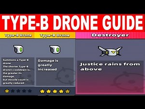 Survivor.io Type-B Drone Skill Guide - 1 to 5 Stars Damage Test Comparison with Destroyer Evo