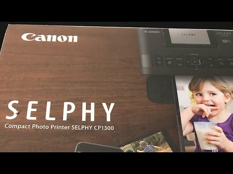 Canon Selphy CP1300 Setup