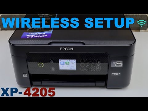 Epson XP 4205 Wireless Setup.