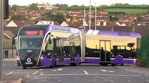 989K views · 1.4K reactions | After years of planning, months of testing and weeks of controversy, the new Glider buses in Belfast today came into full service. It didn't go entirely smoothly, but the technical problems were relatively minor. The buses are running in east and west Belfast, and meet in the city centre. BBC Newsline's Mark Simpson reports. | BBC Newsline | Facebook