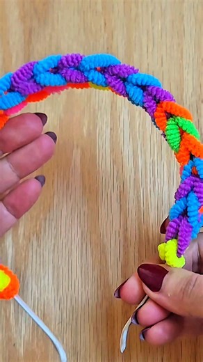 The Easiest DIY Braided Headband – No Sewing! 🎀#shorts #trending #explore