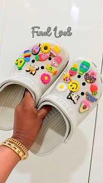 Personalizing My Crocs With Cute Charms 🩷✨
