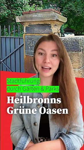 Stadtführung "Heilbronns Grüne Oasen" 🌳