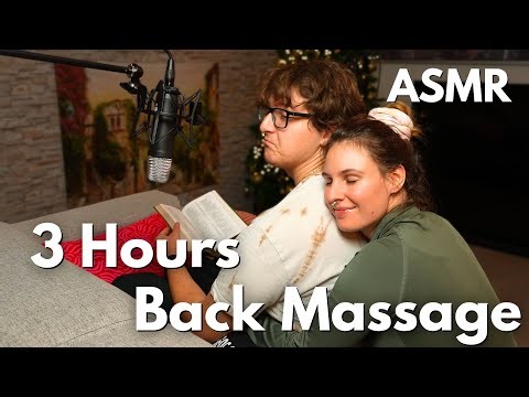 3 HOURS Wholesome ASMR Back Massage Compilation! | Tapping, Scratching, Squeezing & More