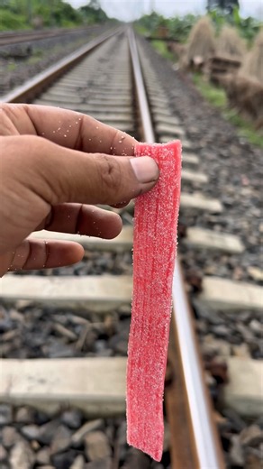 New Chupa chups 🤤vs Train 🚂 what happened next..?