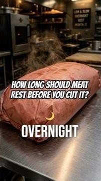 REST YOUR MEAT! 🍖 #chefspsa #barbecue #beef