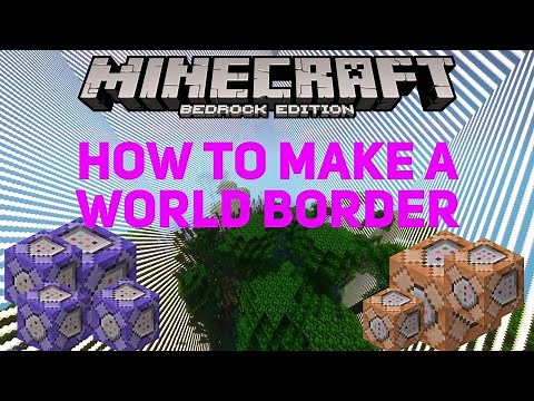 Minecraft Bedrock Commands: How To Make A World Border!